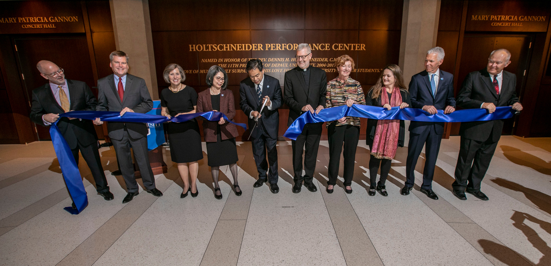 Blessing and reception of the new Holtschneider Performance Center
